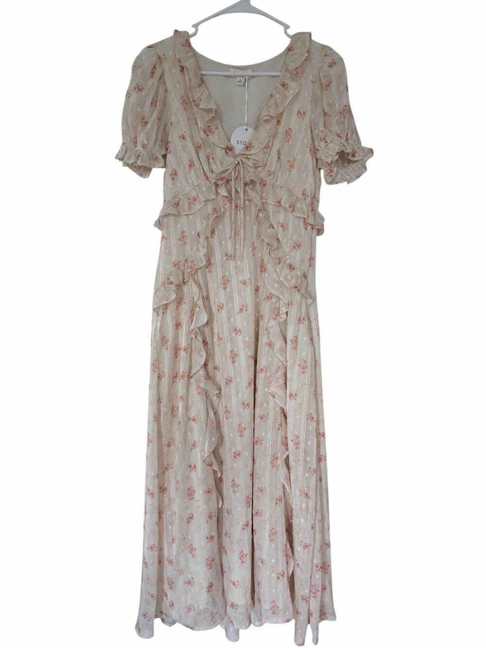 New Storia Maxi Dress Medium Coquette Cottage Fairy Whimsical Romantic Whimsy